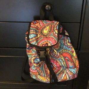 LeSportsac 2strap backpack with synch and buckle.